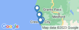 Map of fishing charters in Smith River