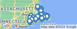 Map of fishing charters in Нью-Бедфорд