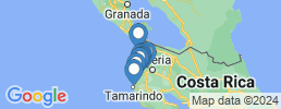 Map of fishing charters in Playa Hermosa
