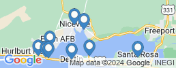 Map of fishing charters in Дестин