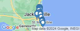 Map of fishing charters in Джексонвилл-Бич