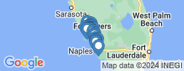 Map of fishing charters in Бонита-Спрингс