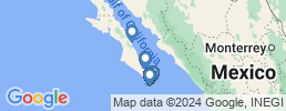 Map of fishing charters in Баха Калифорния Сур