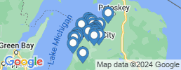 Map of fishing charters in Траверс-Сити