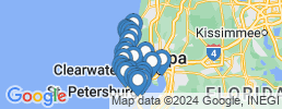 Map of fishing charters in Сафети-Харбор
