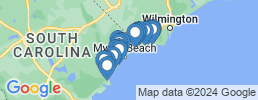 Map of fishing charters in Миртл-Бич
