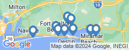 Map of fishing charters in Форт-Уолтон-Бич