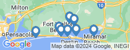Map of fishing charters in Форт-Уолтон-Бич