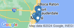 Map of fishing charters in Хауловер, Майами-Бич
