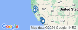 Map of fishing charters in Калифорния