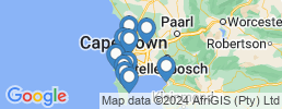 Map of fishing charters in Кейптаун