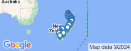 Map of fishing charters in Новая Зеландия