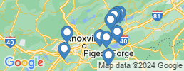 Map of fishing charters in Пиджен-Фордж