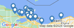 Map of fishing charters in Сандаски