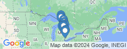 Map of fishing charters in озеро Гурон
