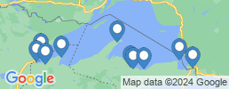 Map of fishing charters in озеро Верхнее