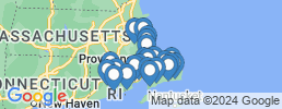 Map of fishing charters in Мэттапойсетт