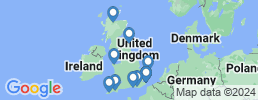 Map of fishing charters in Великобритания