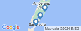 Map of fishing charters in Sarteneja