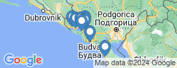 Map of fishing charters in Dobrota