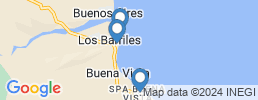 Map of fishing charters in Todos Los Santos