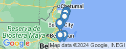 Map of fishing charters in Белиз-Сити