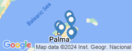 Map of fishing charters in Cala d’Or