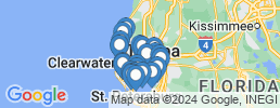 Map of fishing charters in Тампа
