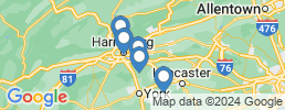 Map of fishing charters in York Haven
